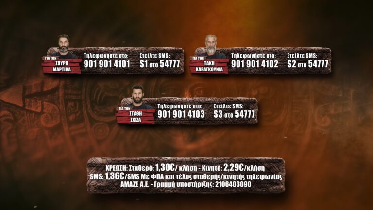 Survivor: Αυτός αποχωρεί!