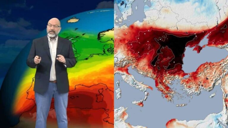 Για ιστορικό κύμα ζέστης στην ευρύτερη περιοχή των Βαλκανίων κάνει λόγο ο μετεωρολόγος Σάκης Αρναούτογλου στον προσωπικό του λογαριασμό