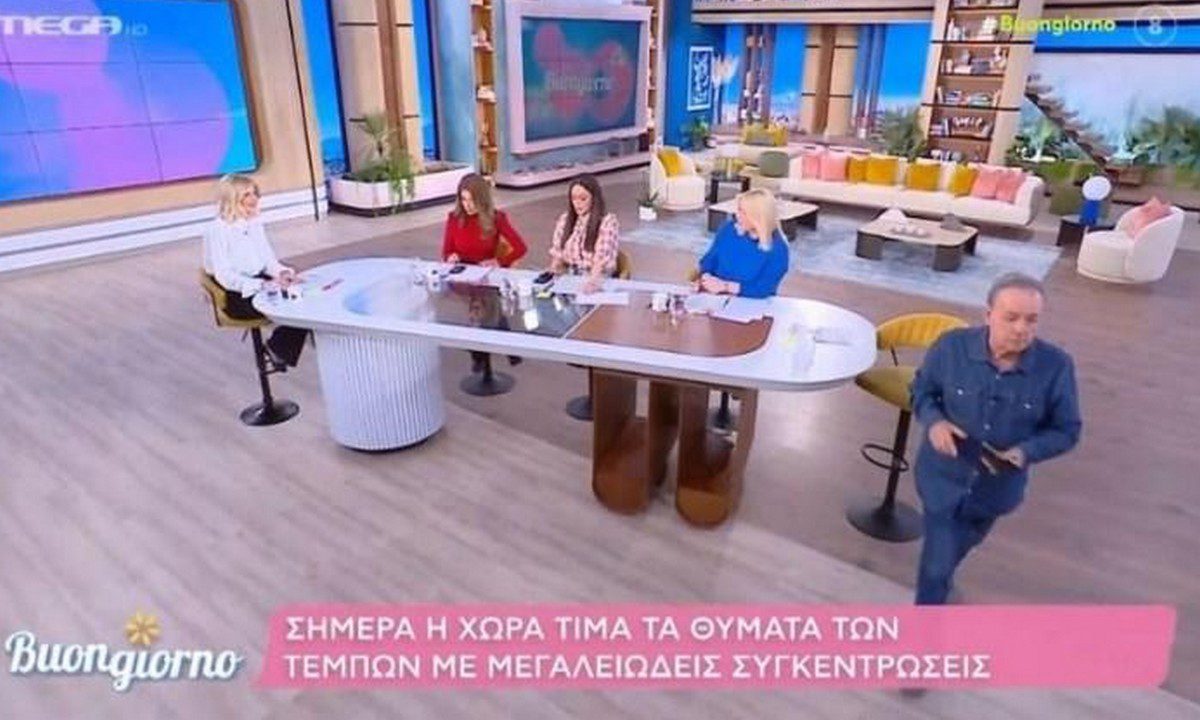 Αποχώρησε ο Μικρούτσικος από την εκπομπή της Σκορδά λόγω... Τεμπών!